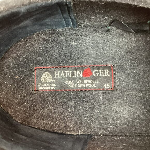 Haflinger Grizzly Torben Mens 11Wool Slip On Clogs Closed Heel Dark Gray - Picture 9 of 11